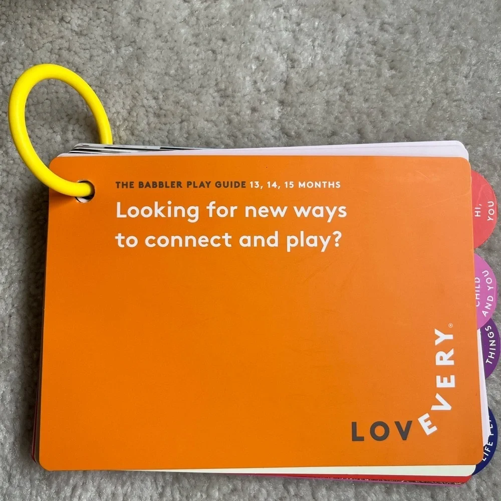 Lovevery the babbler play guide- 13, 14, 15 months